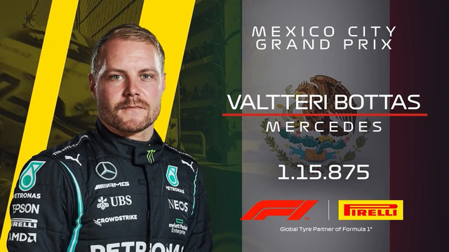 Формула 1 – Лучший круг в квалификации на Гран-При Мехико от Валттери Боттаса (06.11.2021)