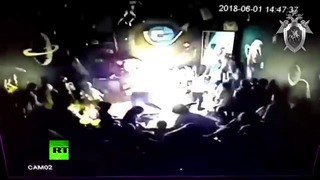 Момент возгорания в иркутском ТЦ «КомсоМОЛЛ» попал на видео