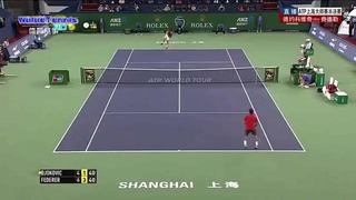 Federer vs Djokovic (Semifinal )Shanghai Rolex Masters 2014 Highlights