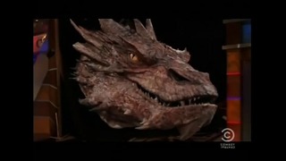 Дракон Смауг в студии телешоу