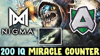 Nigma vs alliance — 200 iq counter build vs miracle anti-mage