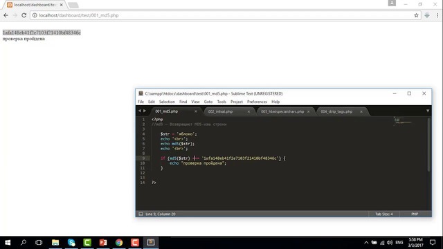 10. Функции безопасности(PHP Starter)