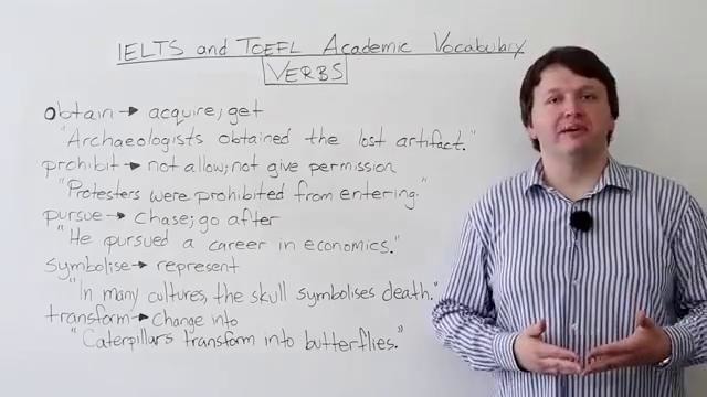 IELTS & TOEFL academic vocabulary