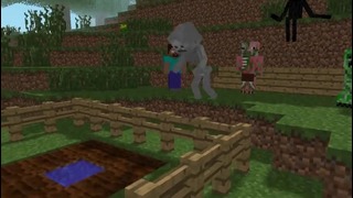 Minecraft Мультики – Школа монстров Фермерство и Рыбалка (Майнкрафт анимация)