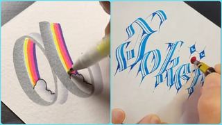 Creative Masters of Lettering & Calligraphy Will Surprise With Their Talent! Satisfying compilation