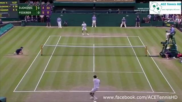 Roger Federer vs Novak Djokovic highlights FINAL Wimbledon 2015