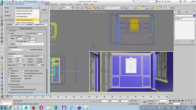 Создание и визуализация комнаты в 3ds Max за 1,5 часа