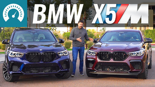 BMW X5M 2020 готов рвать RSQ8? Тест БМВ Х5M и X6M