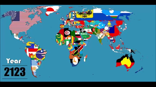 Будущее флагов мира по времени (2016-3800 г.г.)