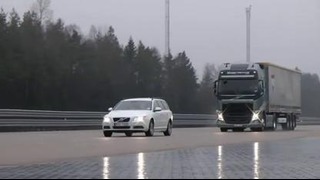 Аварийная система торможения в новом Volvo FH