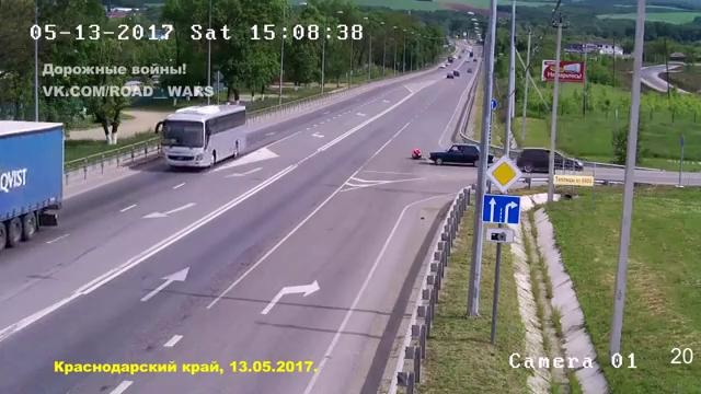 Новая подборка ДТП и аварий от «Дорожные войны» за 15.05.2017