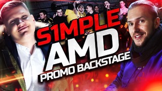 S1mple x AMD Promo Backstage