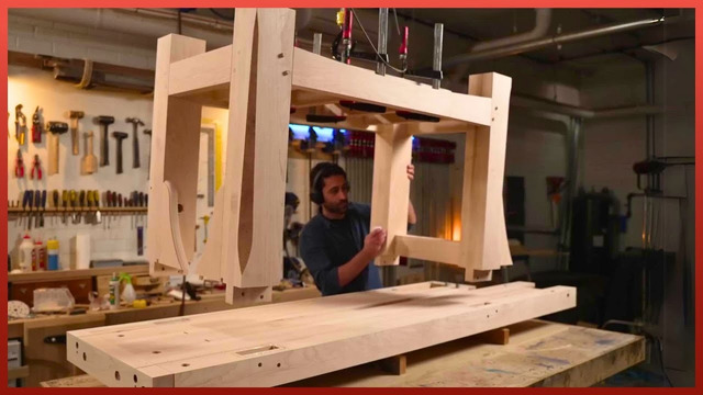 Man Makes the BEST Woodworking WORKBENCH Step by Step | by @pedullastudio