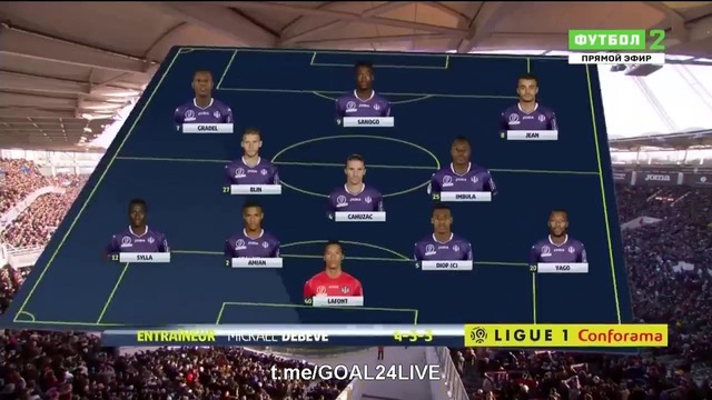 (HD) Тулуза – ПСЖ | Французская Лига 1 2017/18 | 25-й тур | ОБЗОР