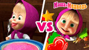 Маша и Медведь 🥗 Полезная 🆚 Вредная еда! Коллекция серий про Машу Мультики для детей