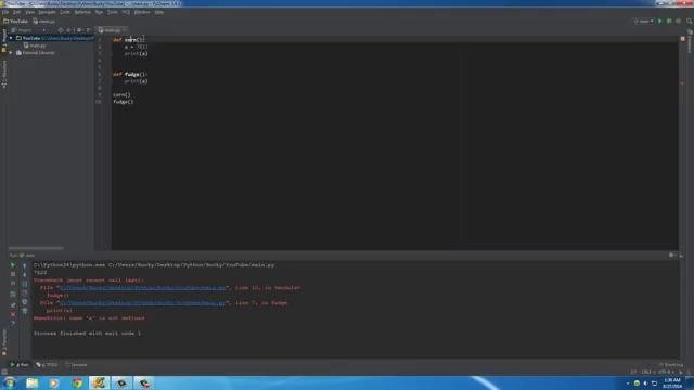 Python Programming Tutorial – 15 – Variable Scope