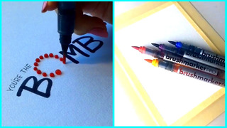 Amazing Art Skill Talented People #10 Satisfying Drawing Watercolor! Best Calligraphy! Lettering