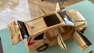 Wood Carving – HONDA CR V 2020 – Woodworking Art