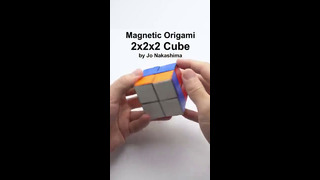 MAGNETIC ORIGAMI 2x2 CUBE #shorts