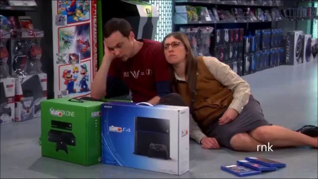 Sheldon Cooper discussion on PS4 and Xbox one