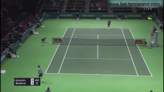Denis Istomin vs Bedene 6-3 7-6 (7-3) Rotterdam Round 1