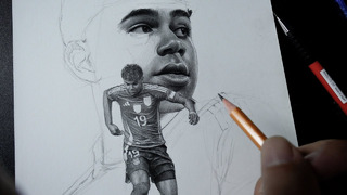 I drew during the Euro season – Drawing Lamine Yamal