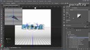 Как сделать 3D текст в фотошопе