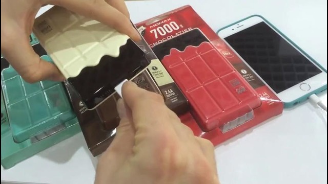 Power Bank аккумулятор Momax Chocolatier 7000 mAh