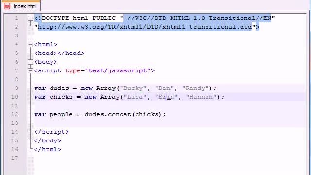 Beginner JavaScript Tutorial – 30 – Array Properties and Methods