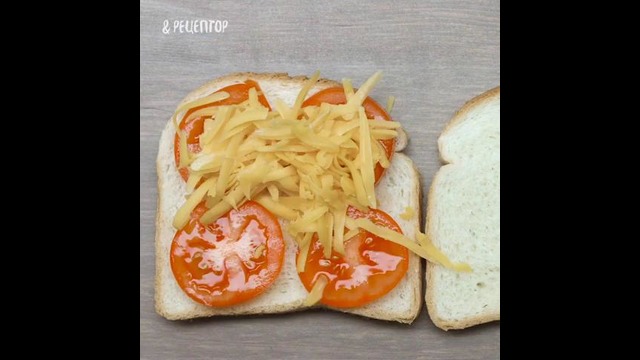 Гренки(с помидорами и с сырам) Очень Вкусно