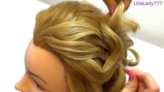 Укладка волос на бигуди на длинные волосы