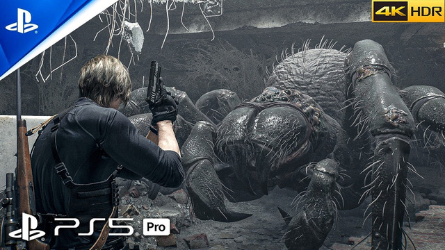 Resident Evil Requiem 9 – Leon Vs Giant Spider Boss Fight Gameplay [PS5 PRO 4K 60FPS HDR]