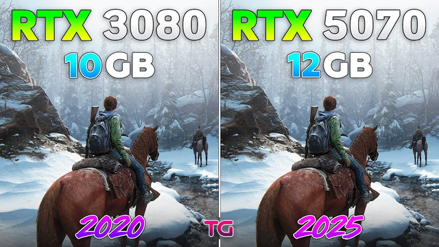 RTX 5070 vs RTX 3080 – Test in 10 Games