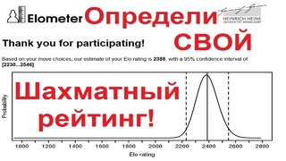 Как узнать свой шахматный рейтинг? Проходим Шахматный ЭЛОМЕР