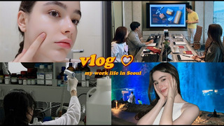 LOG a day in my work life / I visited the lab of a cosmetics company in Seoul / skincare routine