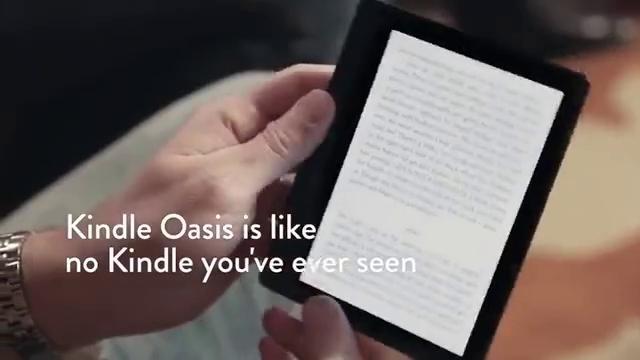 Kindle Oasis – новая электронная книга от Amazon