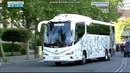 Как автобус Real Madrid пребывает на стадион Santiago Bernabeu