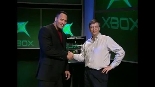 CES 2001: The Rock представляет первый Xbox