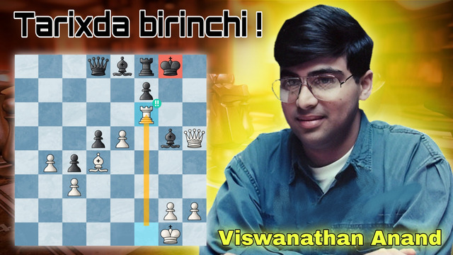 Madras YO’LBARSI dan chiroyli zarba! | Viswanathan Anand vs Evgeny Bareev | Linares 1993