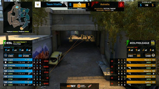 Astralis vs Team Vitality [Map 2, Overpass] (Best of 3) ESL Pro League Groups