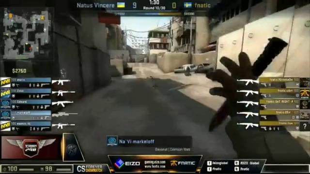 CS:GO: NaVi 2010 vs Fnatic 2009 (Showmatch de dust2) 05/11/2013