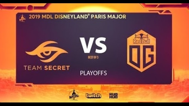MDL Disneyland ® Paris Major – Team Secret vs OG (Play-off, Game 1)