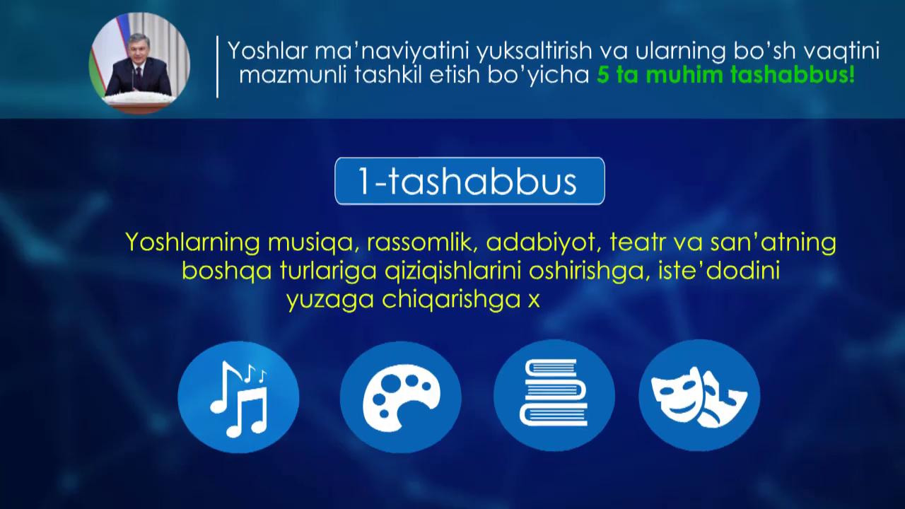 5 та мухим ташаббус - Mover.uz