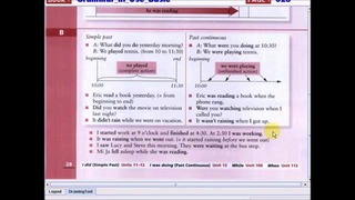 Grammar in use basic14 – Past continous and simple past