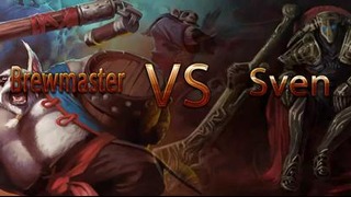 Dota 2 Battle – Sven vs brewmaster