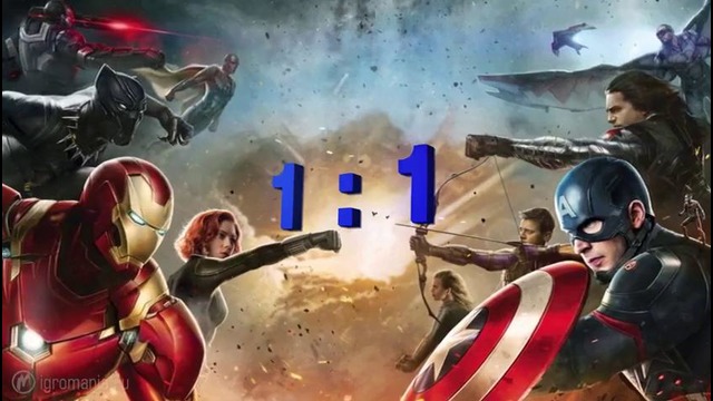 Капитан Америка против Железного Человека – Кто кого? Противостояние