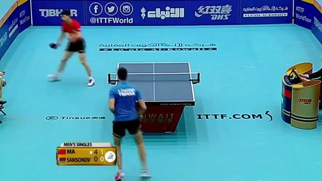 2016 Kuwait Open Highlights- Ma Long vs Vladimir Samsonov (1-4)