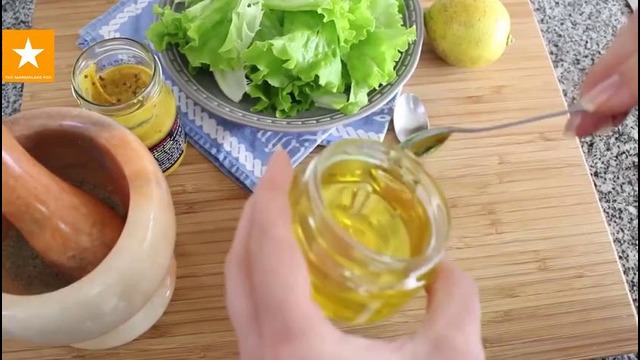Заправка для салата – Медово-горчичный соус