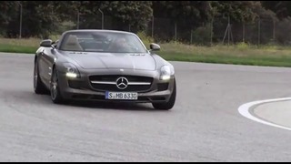 Купе Mercedes-Benz SLS AMG сняли на видео