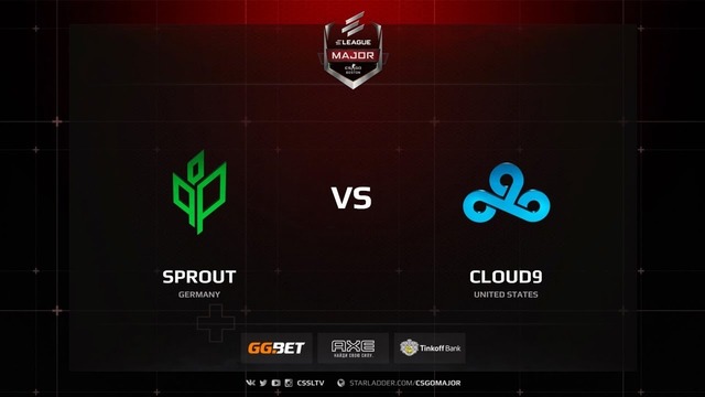 Cloud9 vs Sprout, Main Qualifier, ELEAGUE Major- Boston 2018